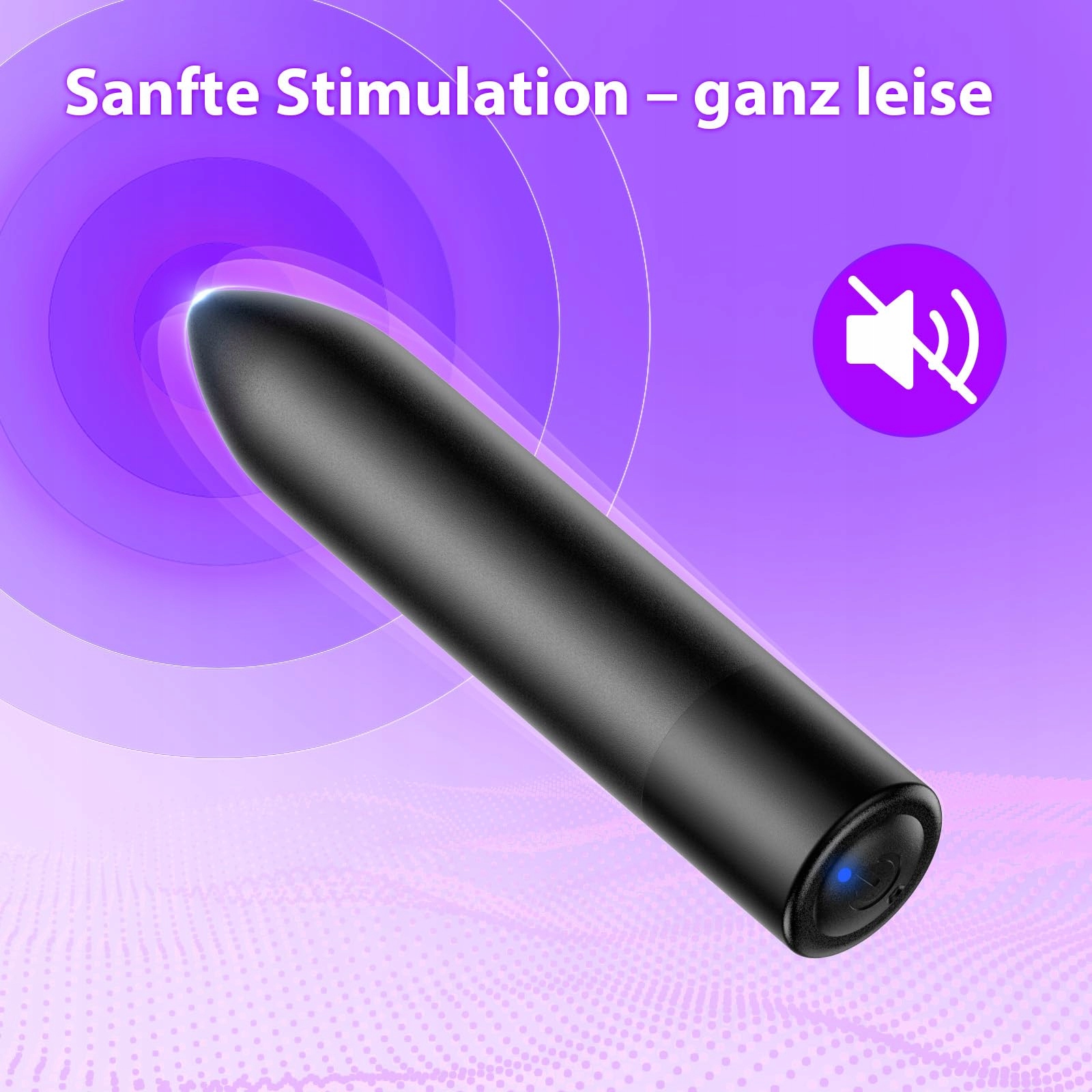 MINI VIBRATION Wibrator Dla Kobiet 10 Trybów Cichy G-punkt Klitoris — miniatura 4