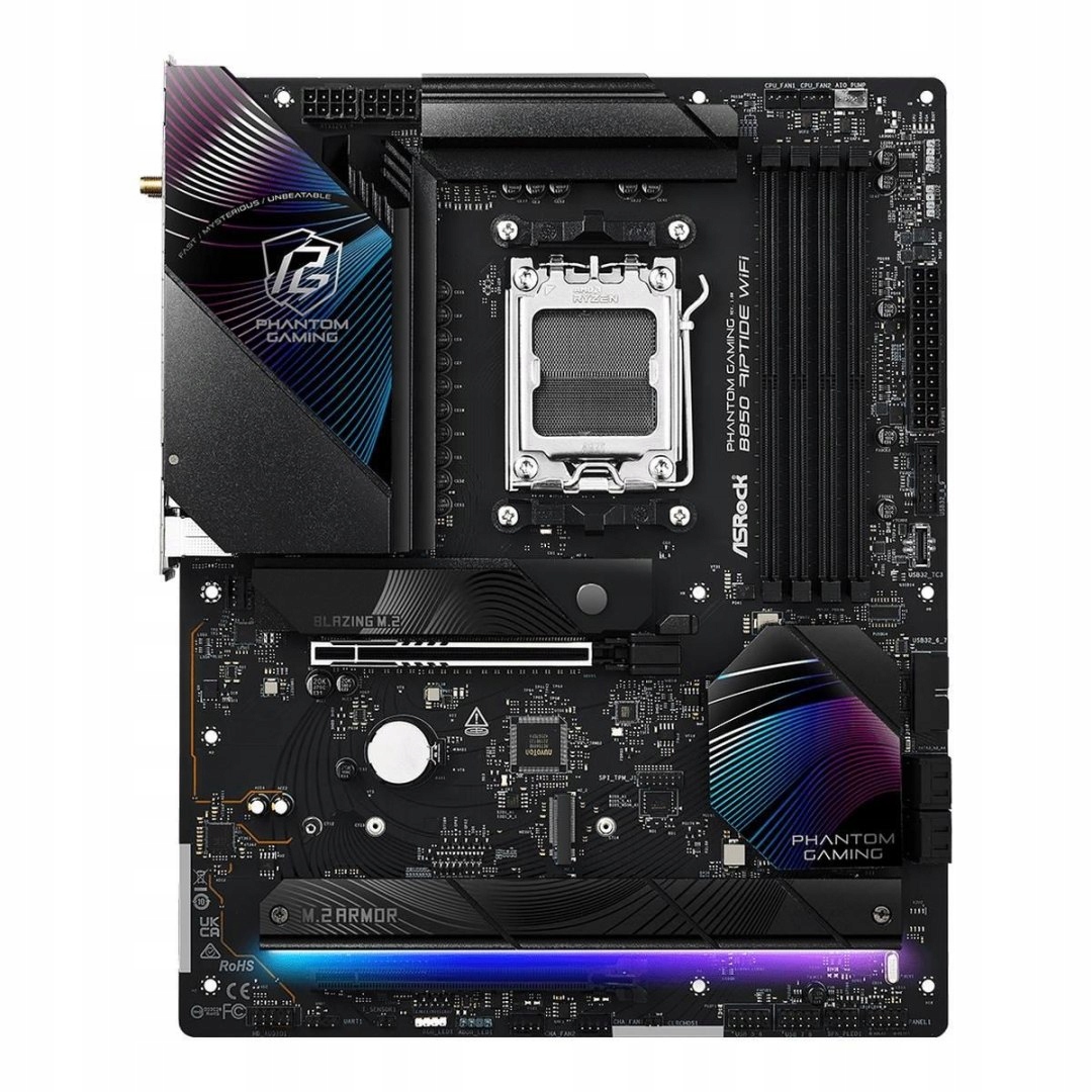 Doska ASrock B850 Riptide WiFi /amd B850/DDR5/SATA3/M.2/ USB3.2/WiFi/ Bt/pc
