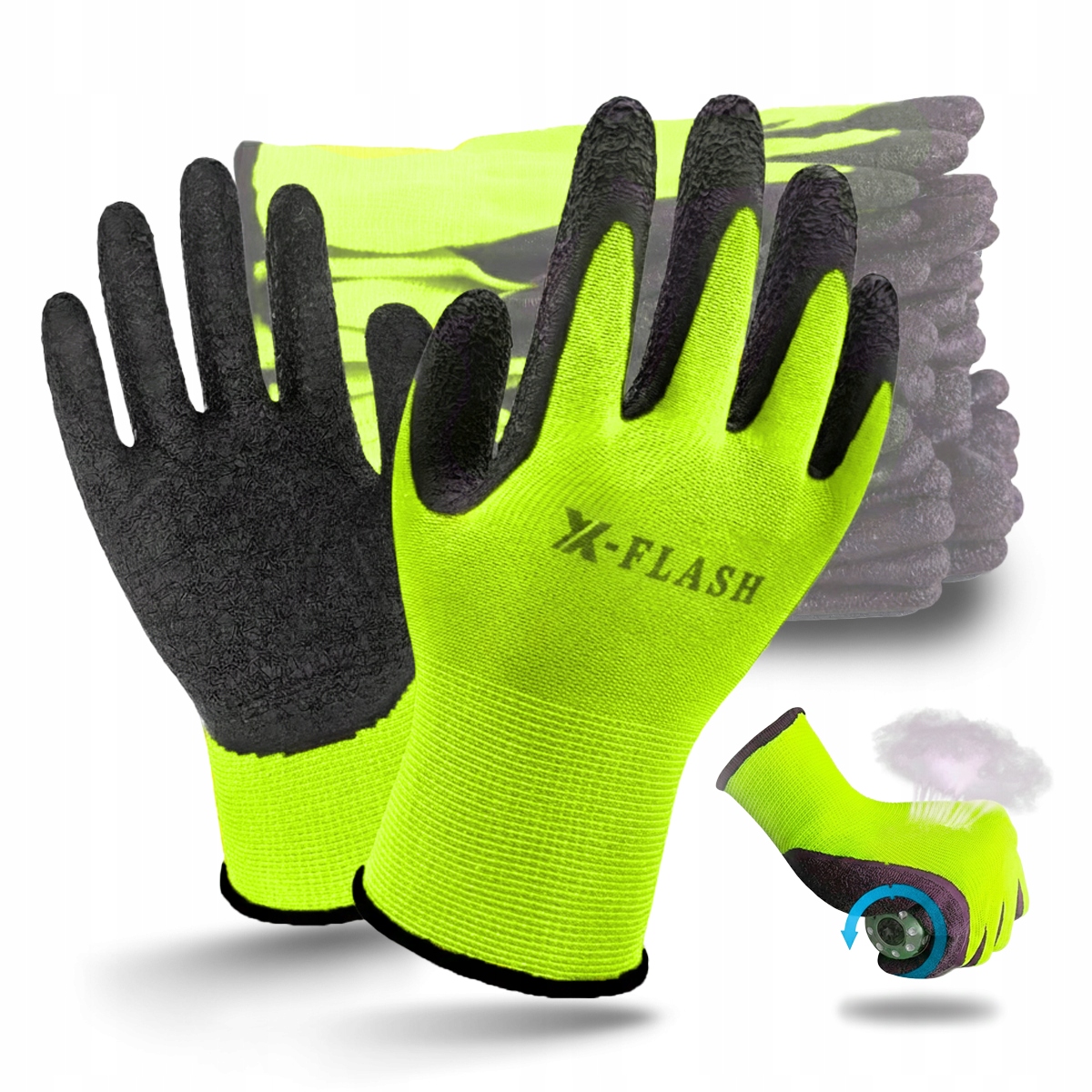 Перчатки FORINT X-FLASH 10 пар