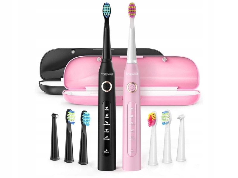

Szczoteczki soniczne Fairywill FW-507 2 szt zestaw