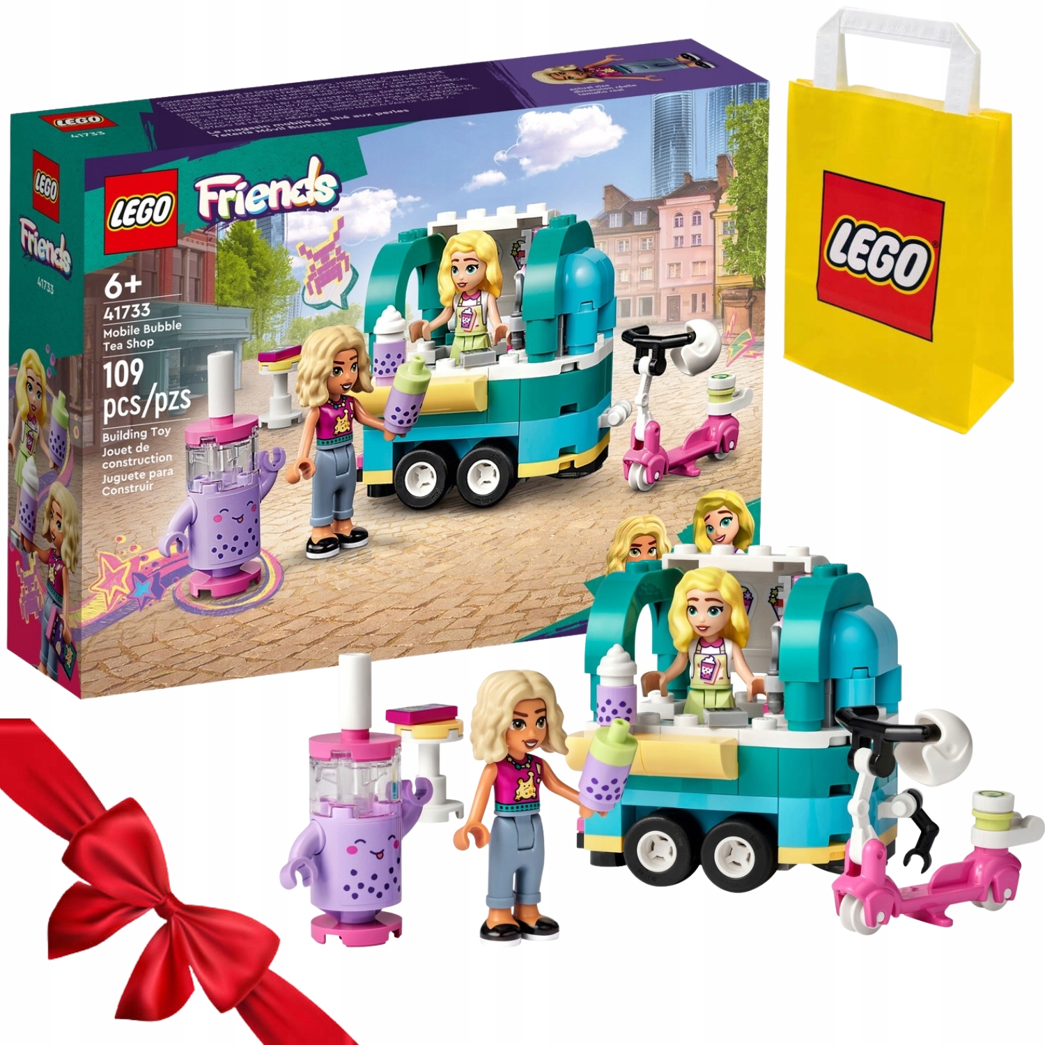 Zesatw Klocków Lego Friends Mobilny Sklep Z Bubble Tea 41733 Prezenet Top