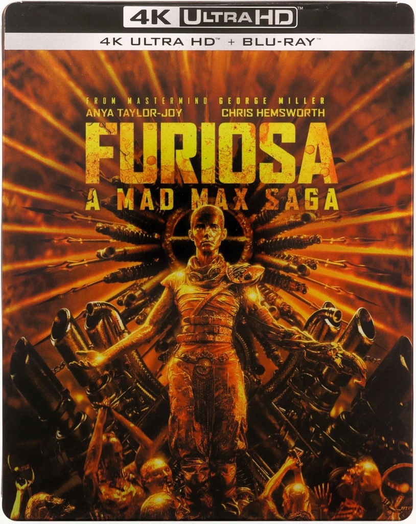FURIOSA SAGA MAD MAX STEELBOOK 4K BLU-RAY FOLIA