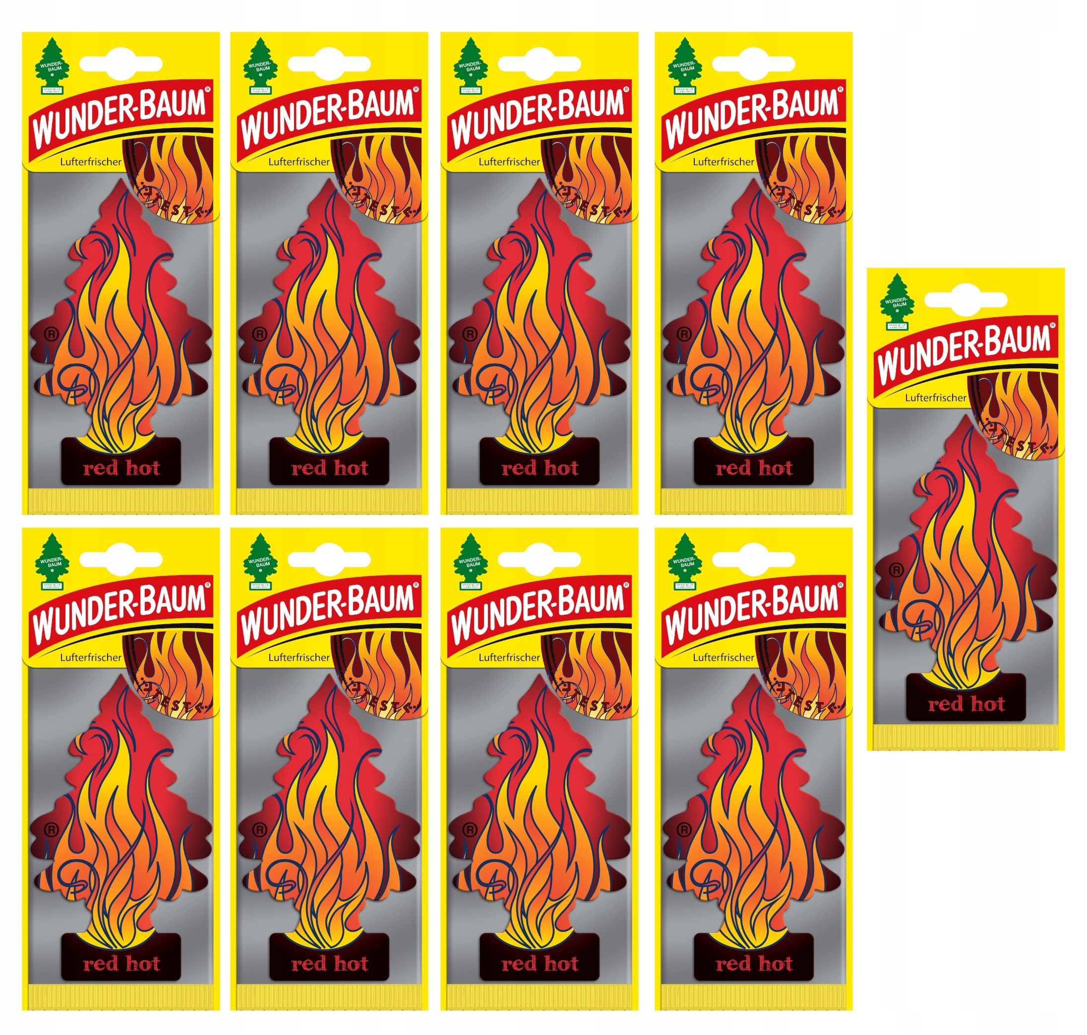 WUNDER BAUM CHOINKA zapachowa RED HOT x9 drzewko