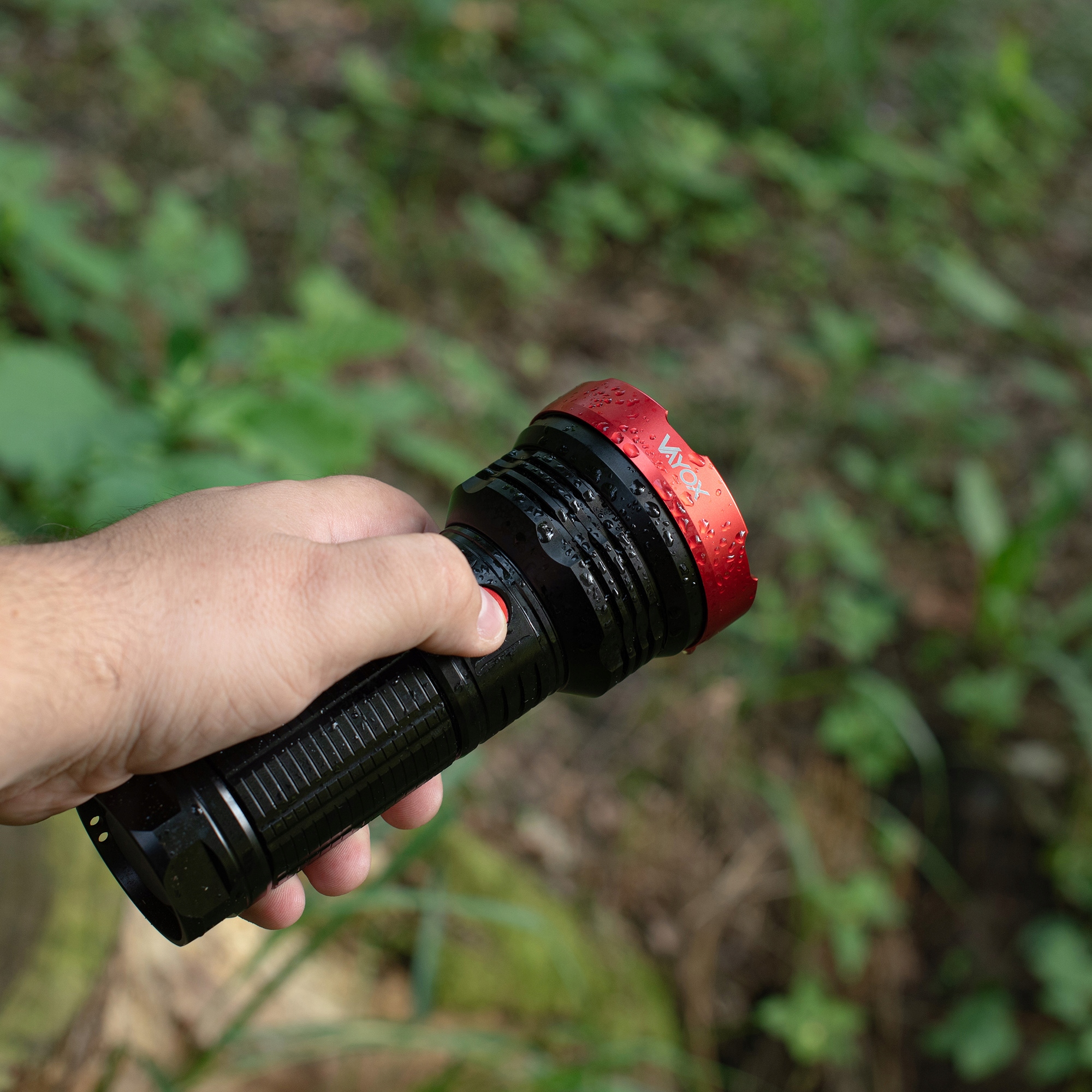 LATARKA LED TAKTYCZNA AKUMULATOROWA USB C LAMPA SZPERACZ 2000lm PRO VAYOX Zasilanie akumulatorowe