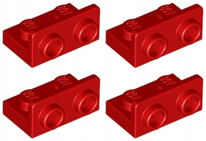 

Lego 99780 Płytka Łamana czerwona Nowa (2g) 4 szt.