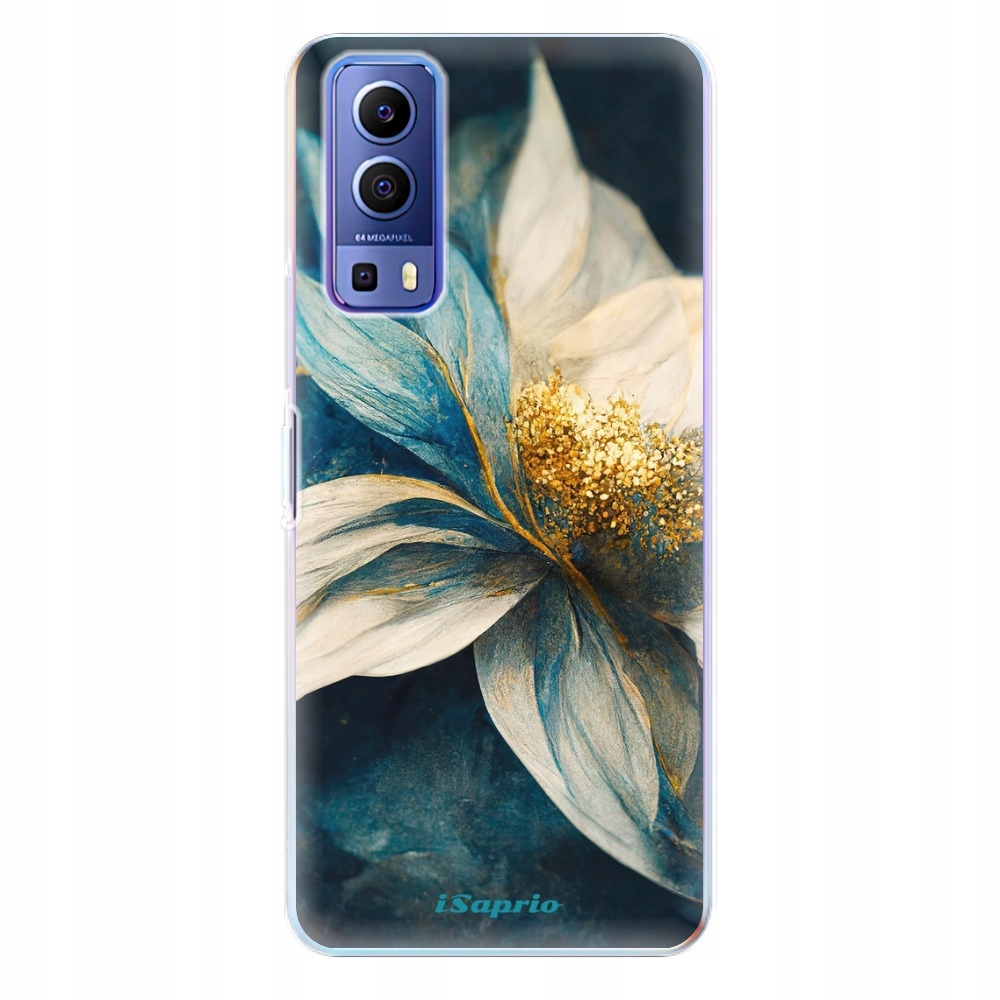 Silikonowe etui iSaprio Blue Petals do Vivo Y72 5G