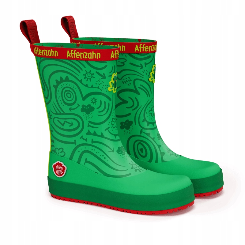 Kalosze Barefoot Affenzahn Vegan Plashy Frog Żabka R.32