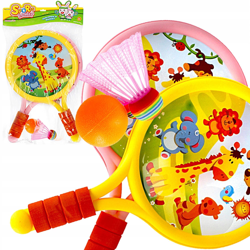 PALETKI RAKIETKI BADMINTON TENIS LOTKA PIŁKA