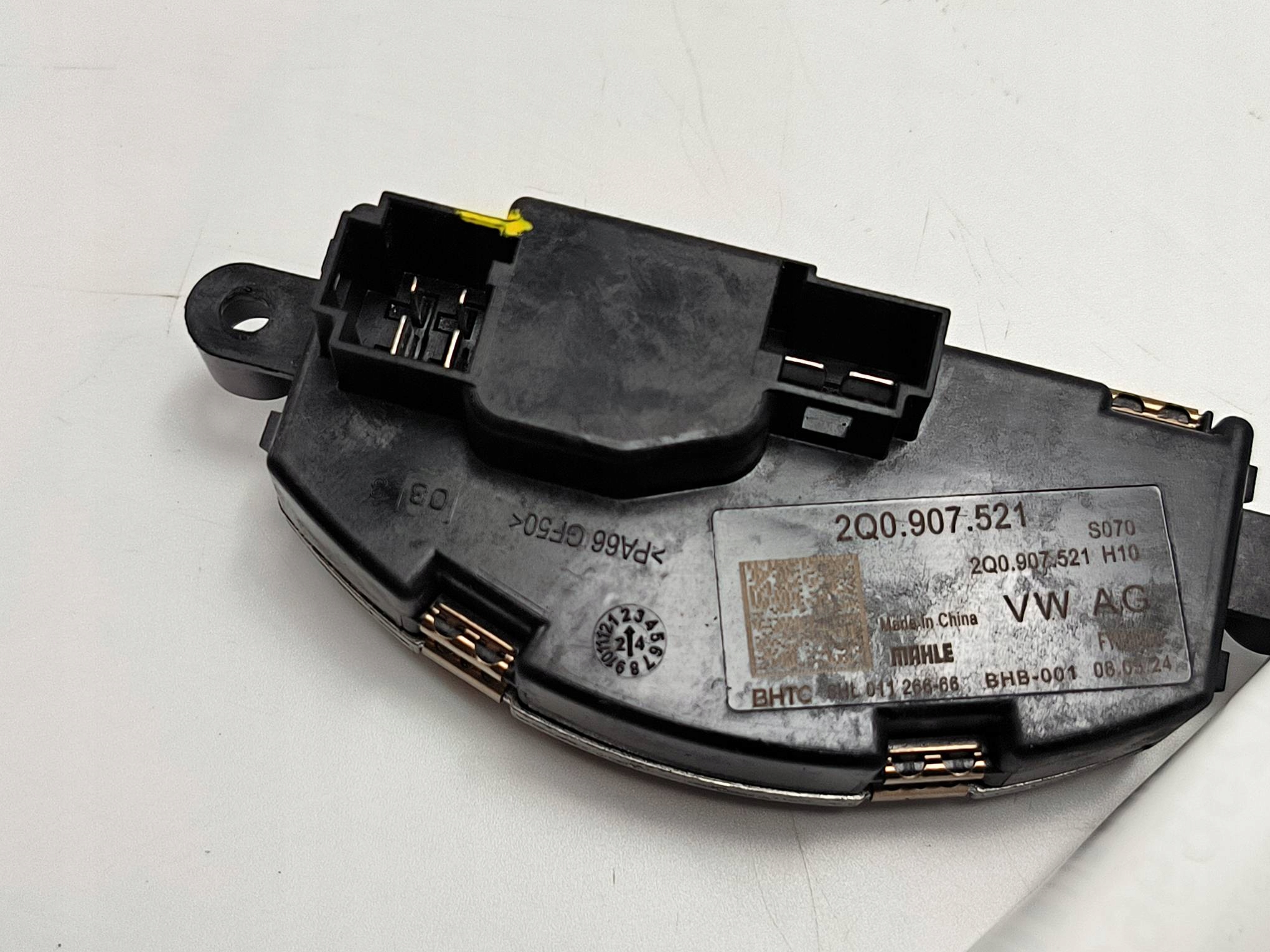 resistor, rheostat, regulator 2Q0907521 VOLKSWAGEN TAIGO
