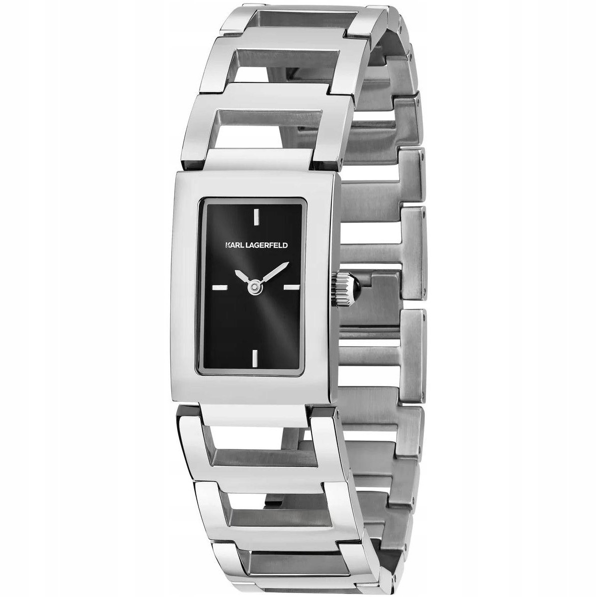 Dámské hodinky Karl Lagerfeld R0553103506 Zirkony stříbrné