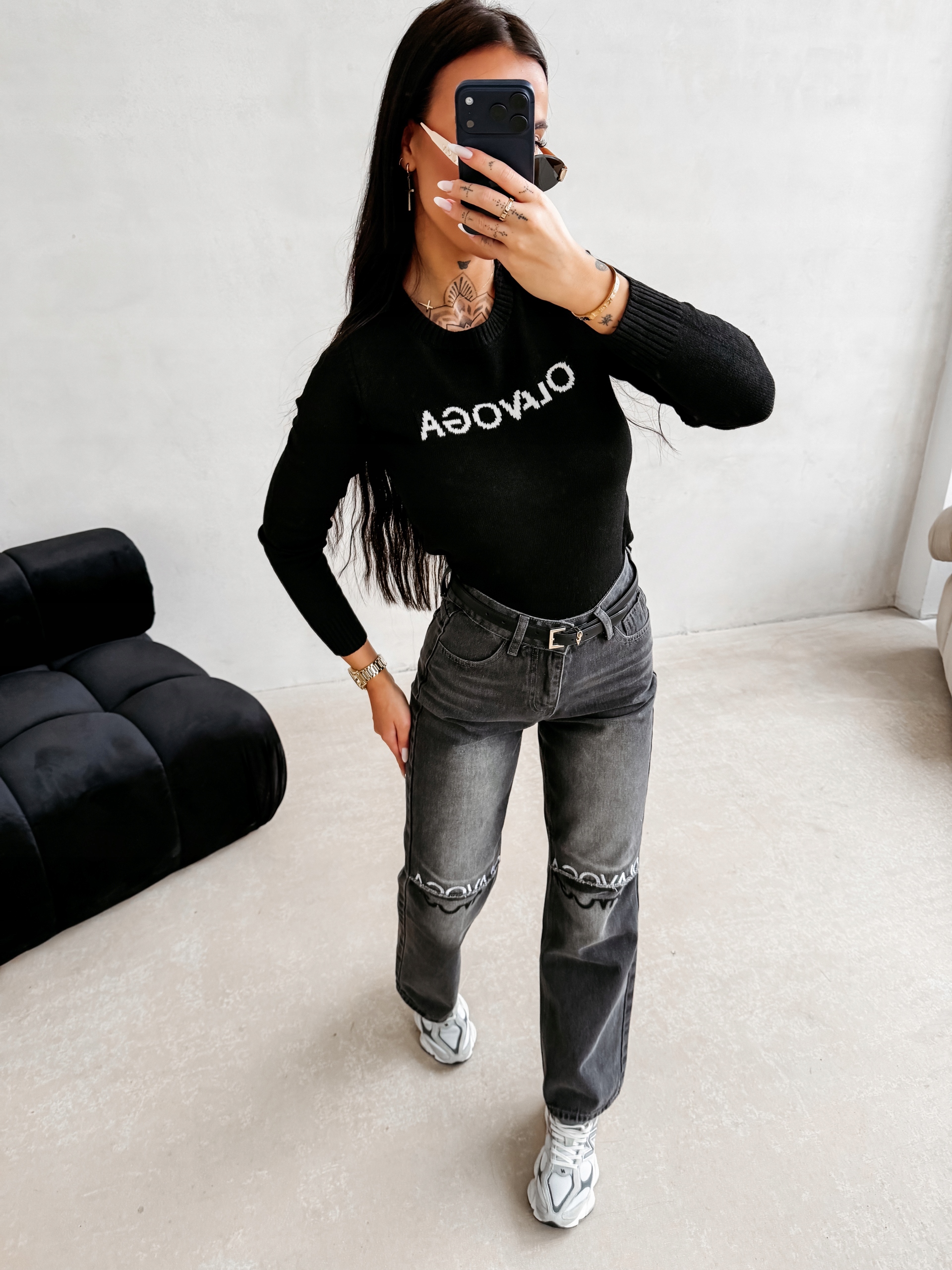 Dámský Svetr Zaio Olavoga Černý