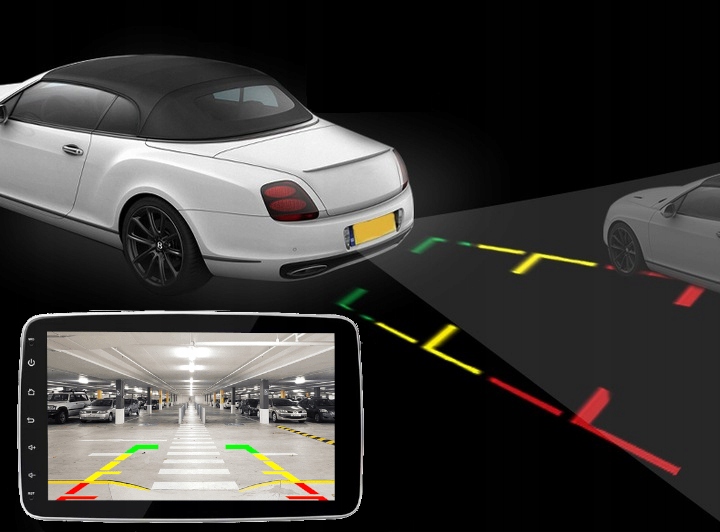 RADIO 1 DIN 10.1 CALA ANDROID + KAMERA COFANIA Komunikacja Bluetooth GPS Wi-Fi