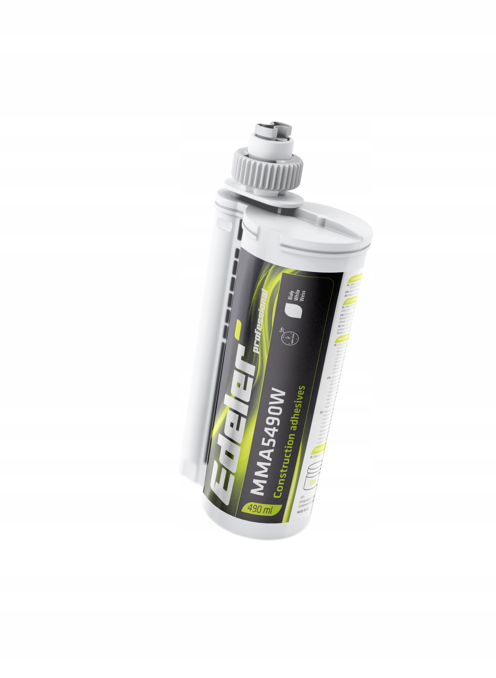 МОНТАЖНЫЙ КЛЕЙ MMA ЧЕРНЫЙ 490МЛ 10:1