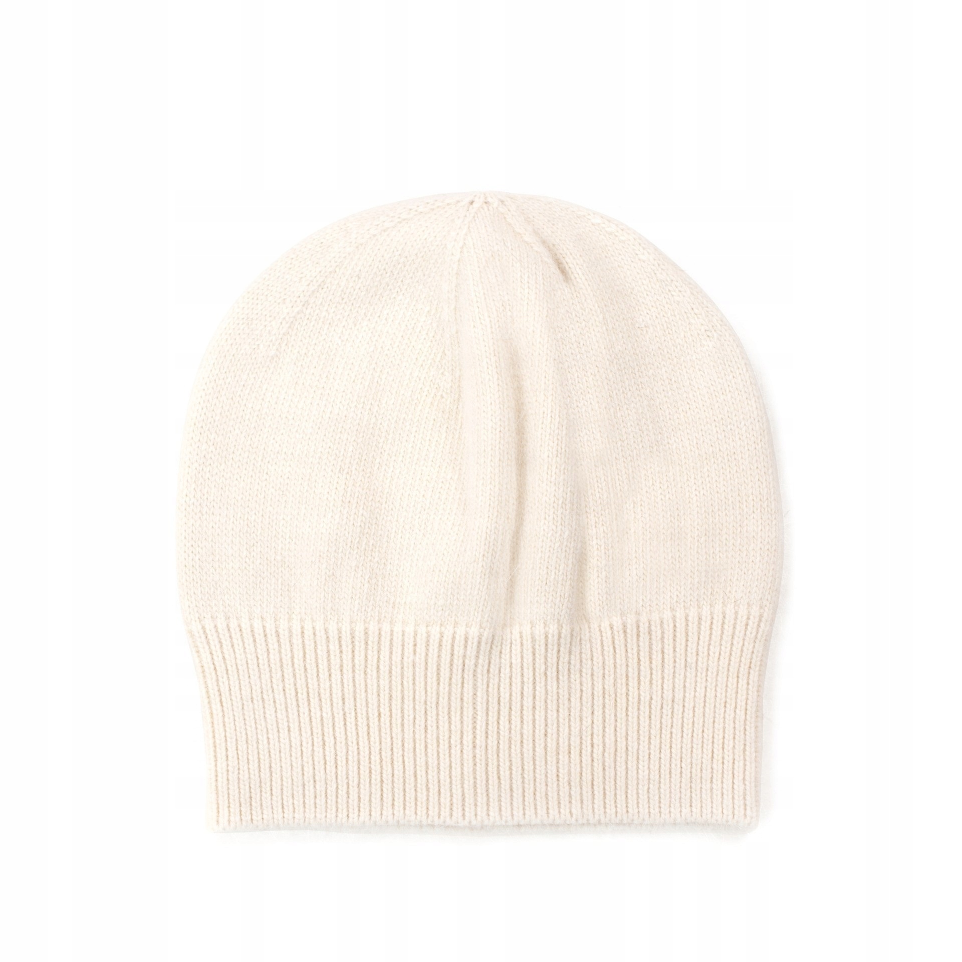 

Czapka Damska Beanie Zima Zimowa Ecru Cienka Zima