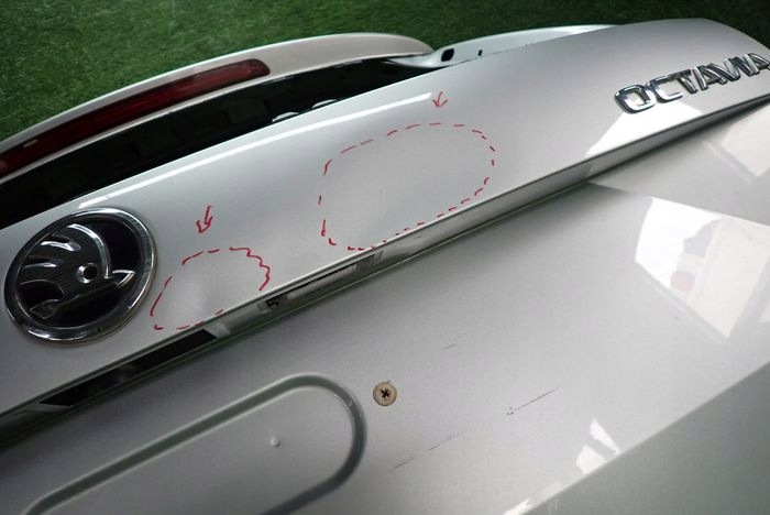 SKODA OCTAVIA III KOMBI 13- boot doors rear part