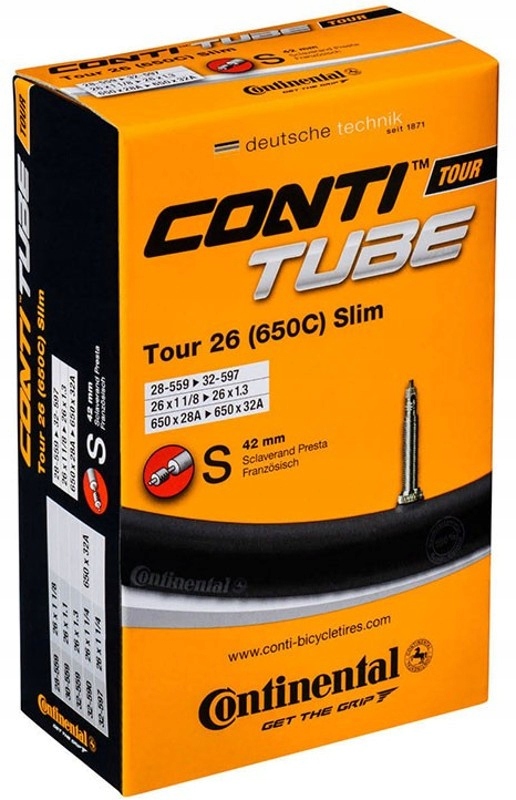 Dętka Continental Tour 26 (650C) Slim (28-559/32-597) 42MM