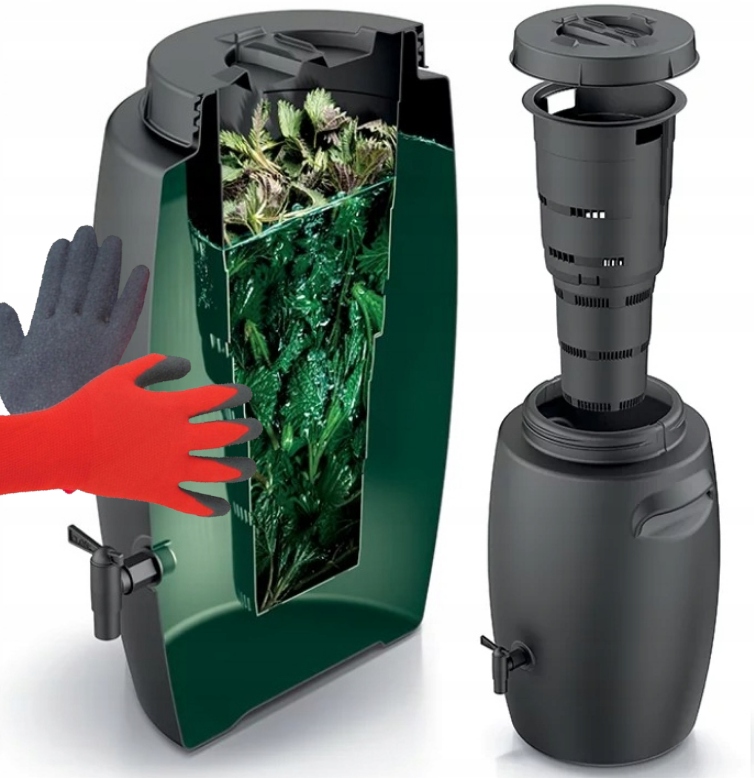 Nádrž Na Výrobu Hnojiva Z Rostlin Trávy 55L Kompostér