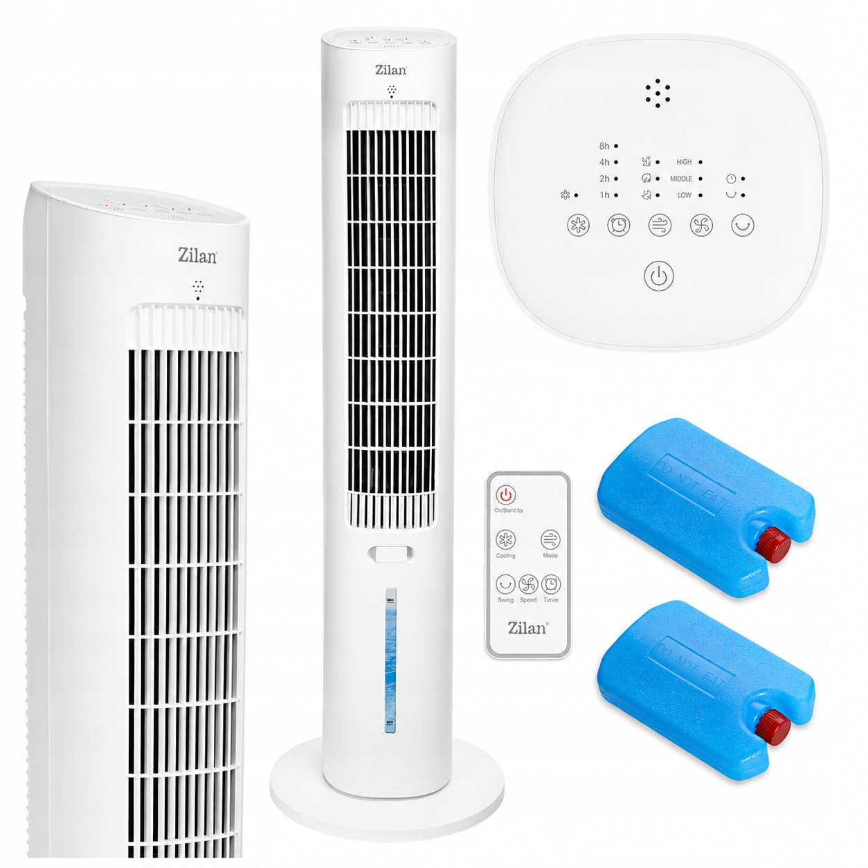 Wentylator kolumnowy Zilan TOWER FAN COOLER biały