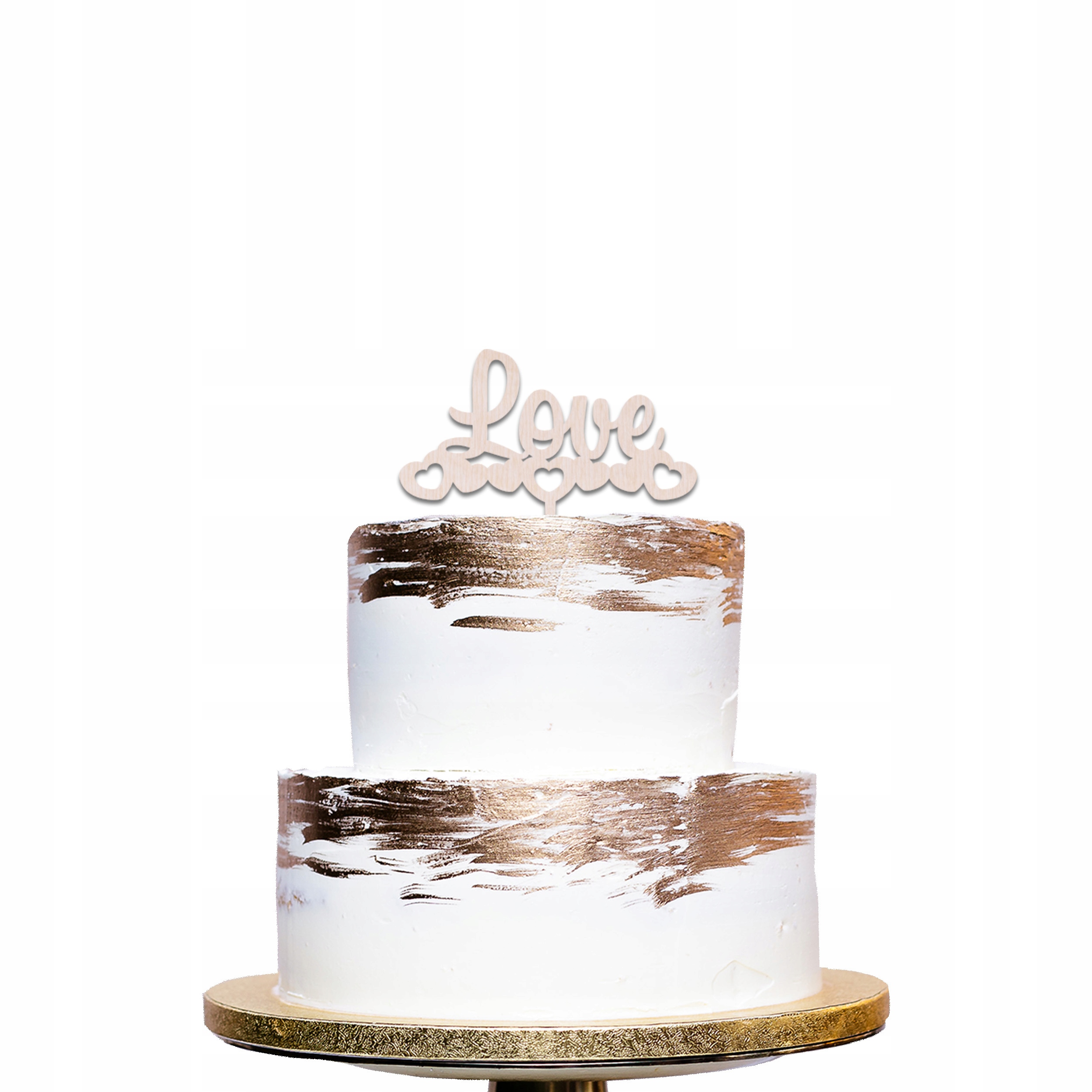 

Topper figurka na tort Dekoracja Napis Love Toper