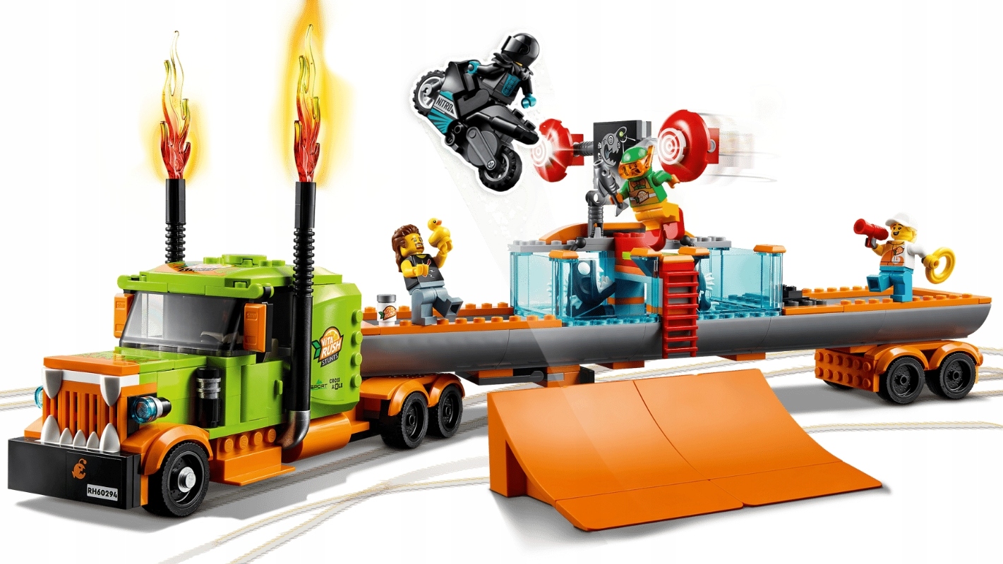 Lego City Ciężarówka kaskaderska 60294