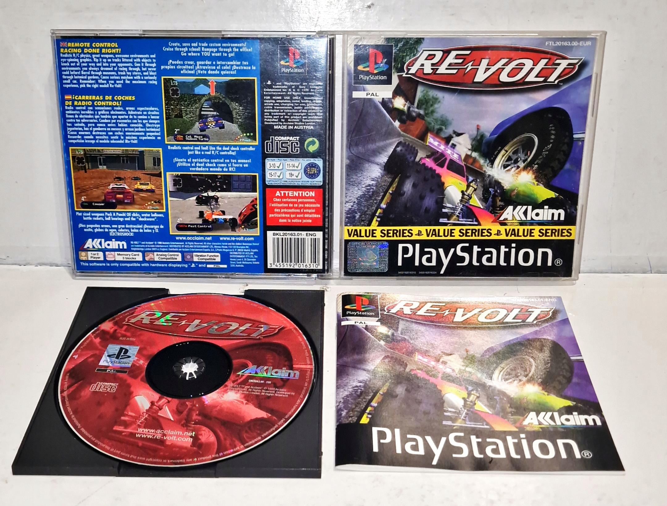 Gra RE-VOLT PSX 3XA