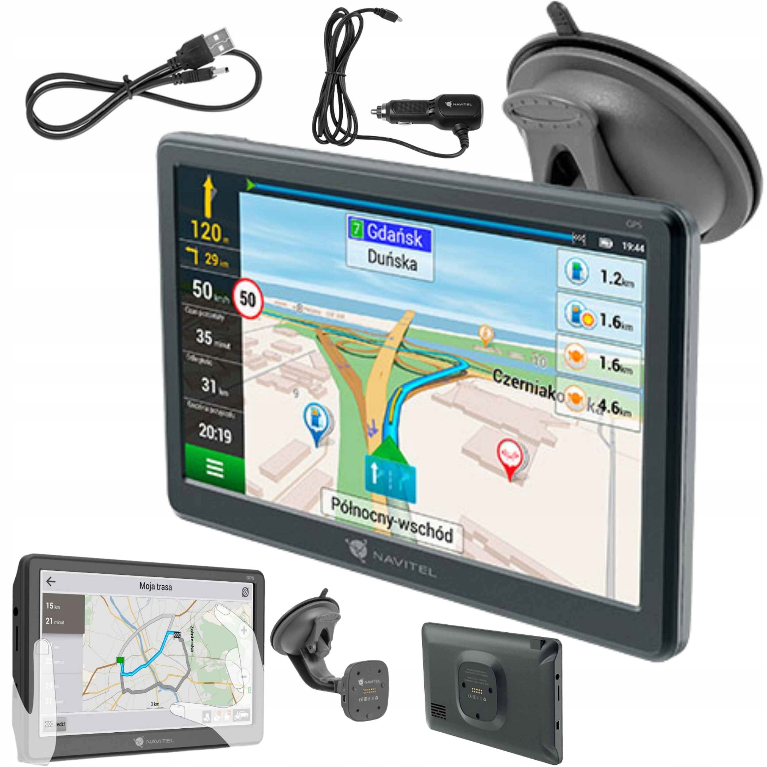 Navitel E707 nawigacja samochodowa Gps offline 7cali Europa dożywotnie mapy