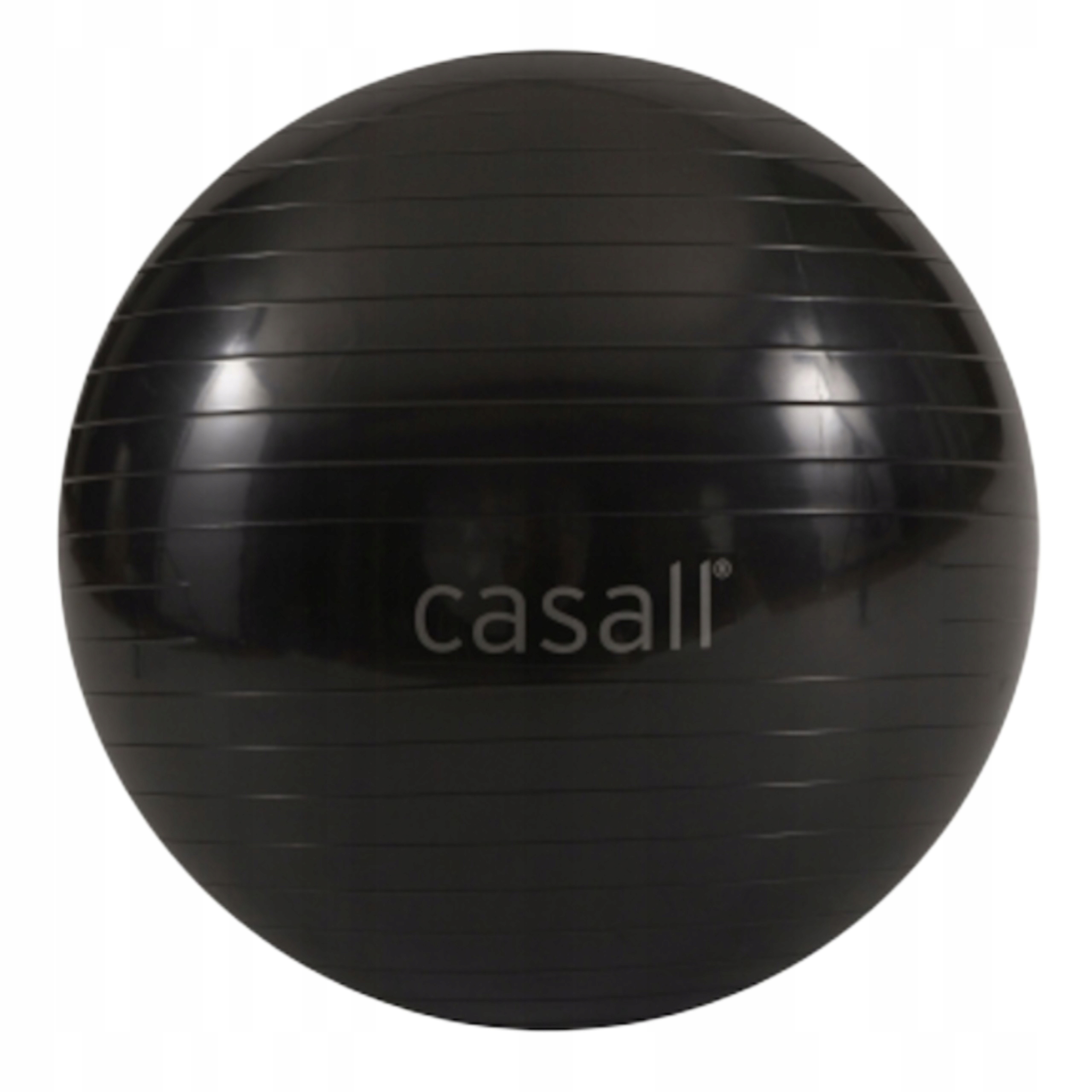 Gymnastický míč Casall 70-75 cm černý, rehabilitační stabilita