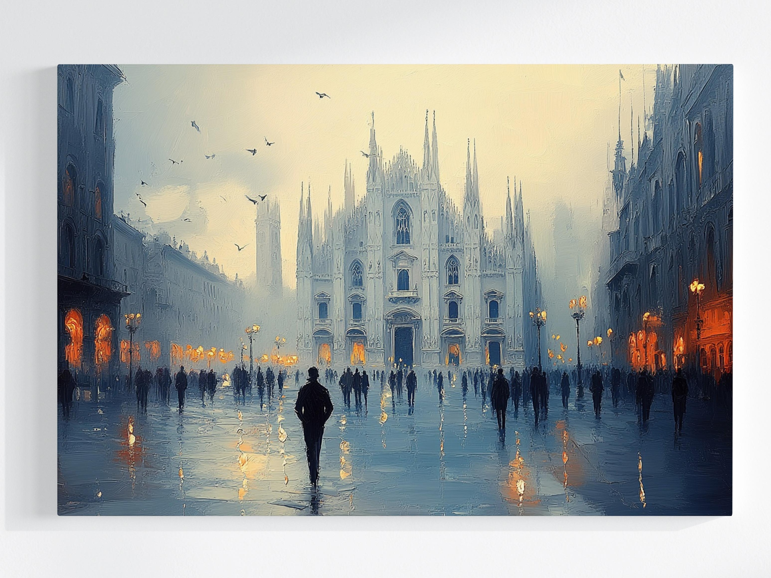 Obraz Na Plátně Canvas Architektura Itálie Milán Město Katedrála 120x80