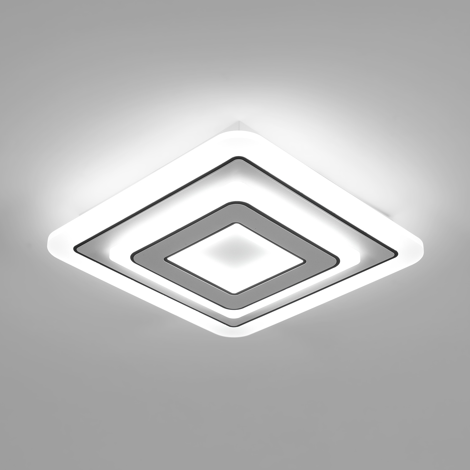 Lampa Sufitowa Led Kwadratowa Biała 30cm 32W 3600LM Idealna do Sypialni