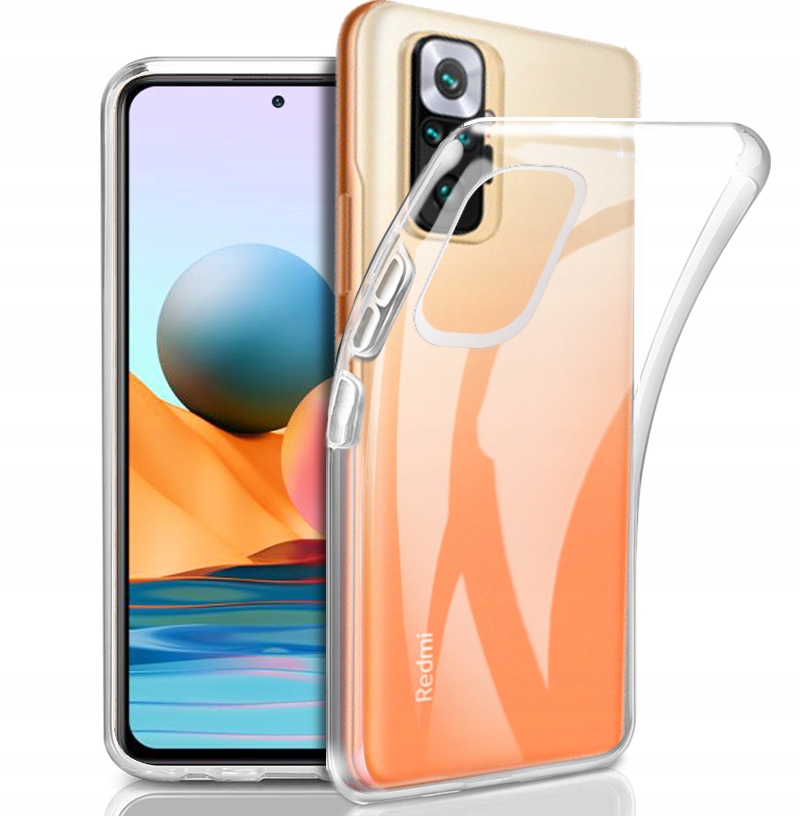 

Etui Żel Clear Case Do Redmi Note 10 Pro Szkło