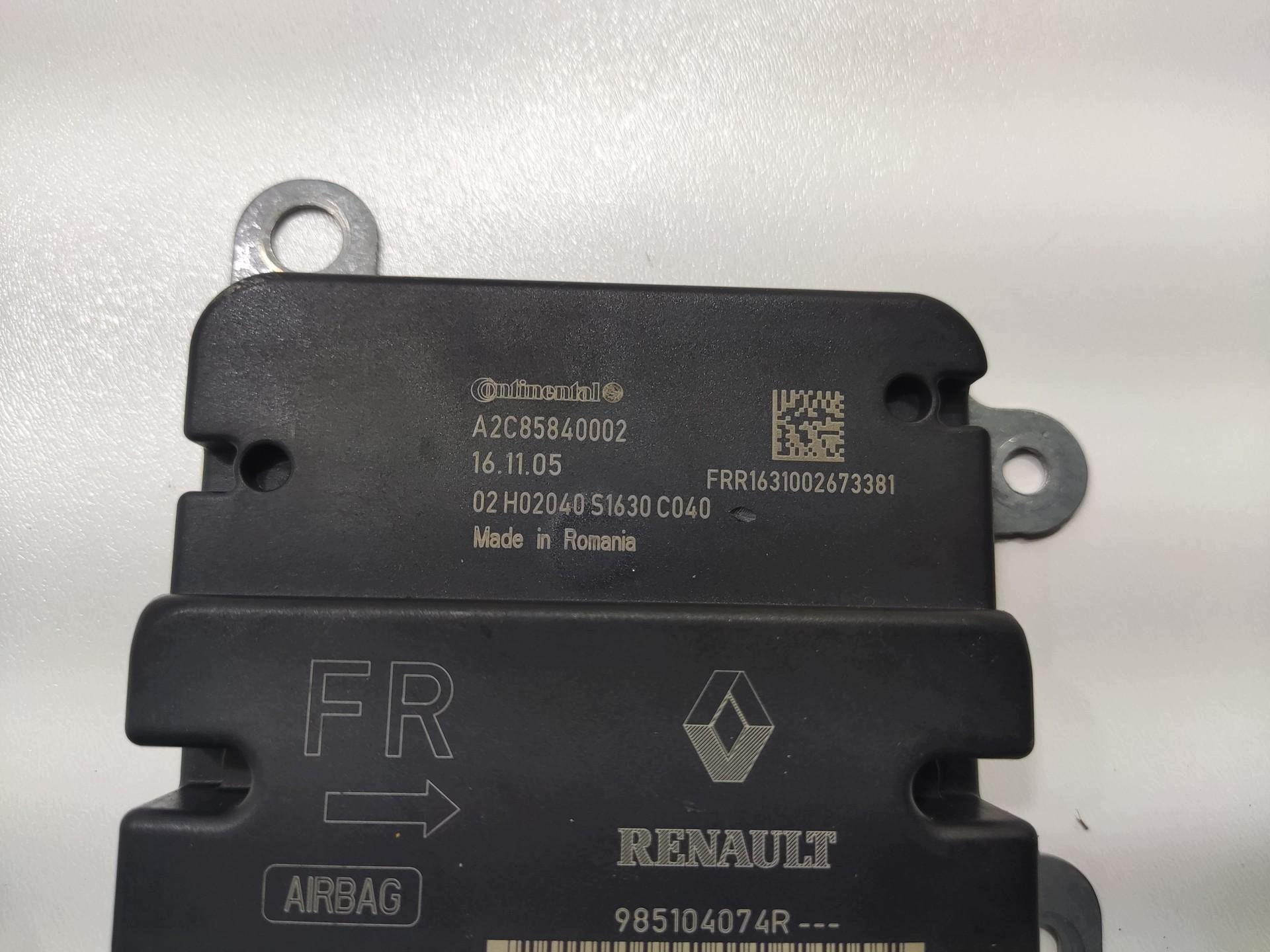 SENSOR modulo airbag airbag RENAULT ZOE e 2013-2019 985104074R