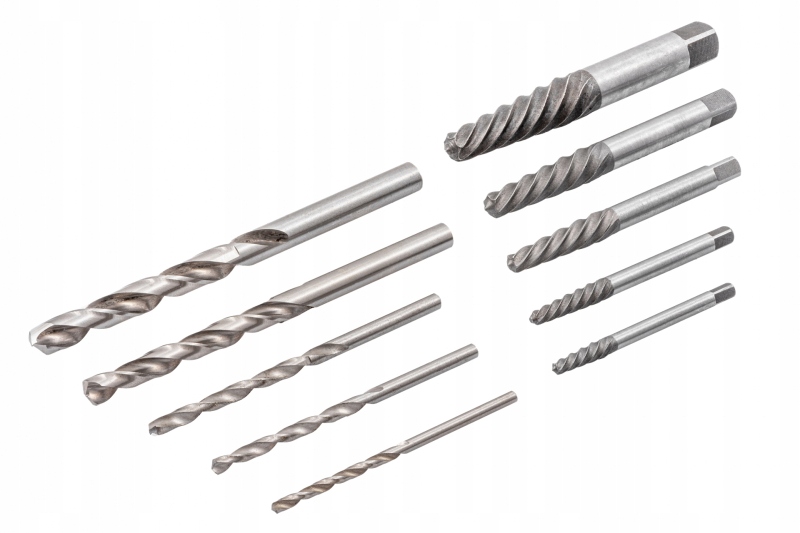 SADA JONNESWAY PRO VYJMUTÍ ZLOMENÝCH ŠROUBOVÁKŮ, VRTÁKŮ A VYTAHOVÁKŮ Počet dílů v sadě: 5