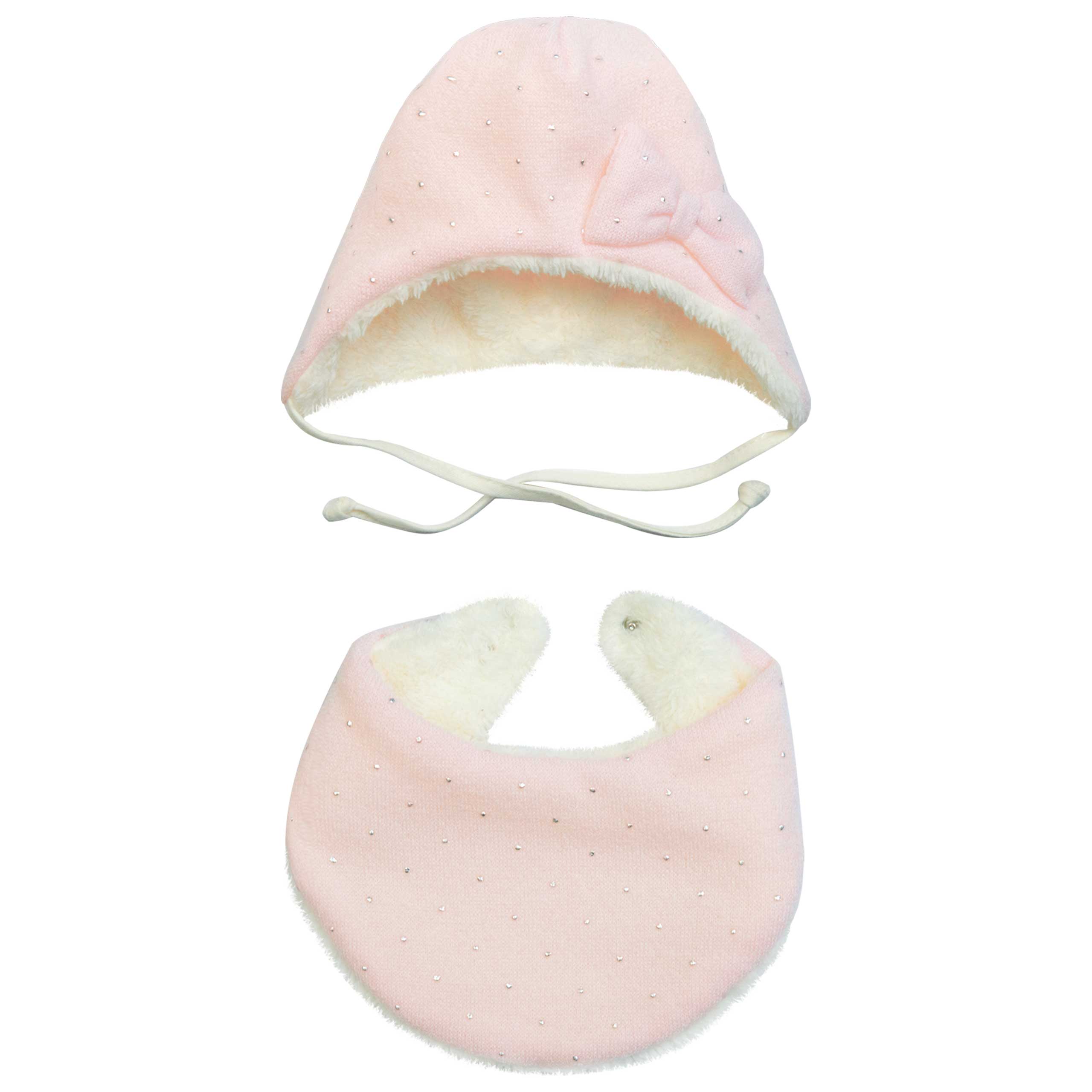 CIEPŁY KOMPLET SWETERKOWY CZAPKA APASZKA 40-42 Rozmiar 40-42 cm