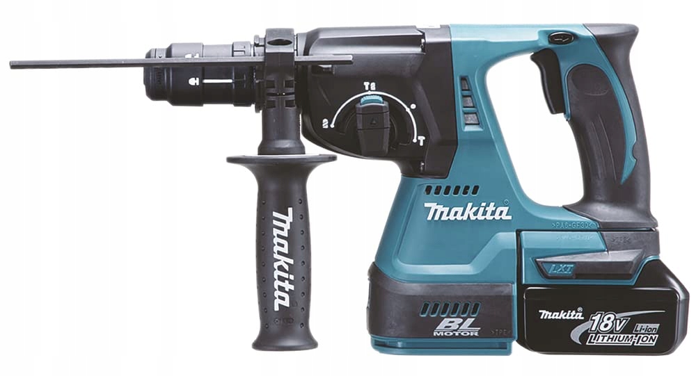 MAKITA Młotowiertarka SDS-Plus 18V 5Ah 2 Akumulatory Ładowarka — miniatura 2