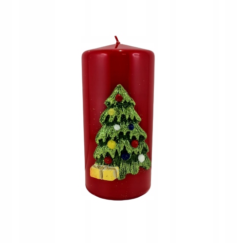 

Świeca Pieńkowa 150/70 Holly Christmas Choinka