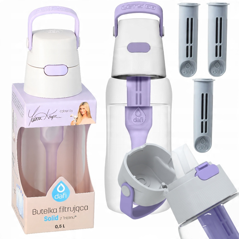 

Butelka Dafi Solid 0,5l by Joanna Krupa 3 filtry