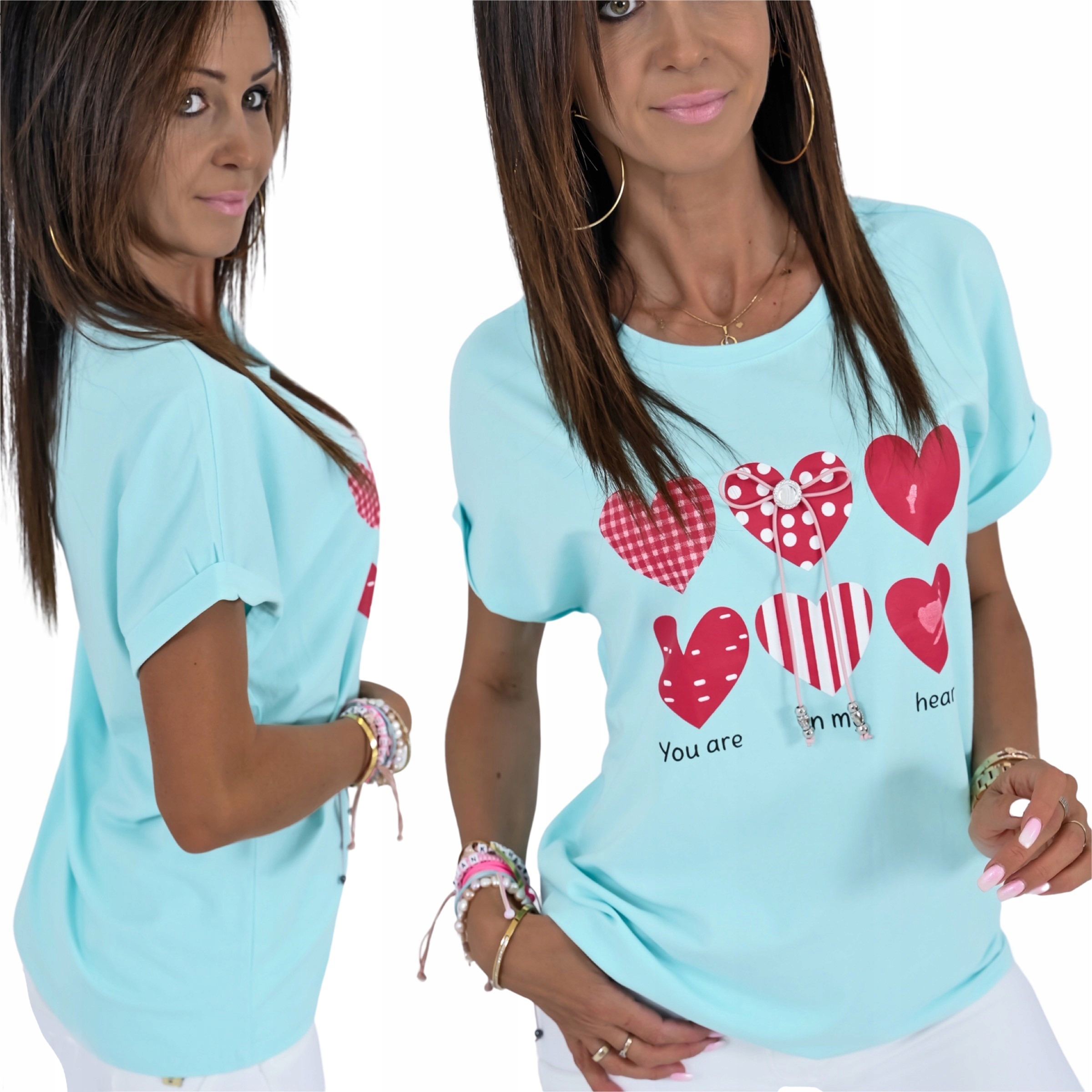 Śliczna Stylowa Bluzeczka Six Hearts! WZ.3