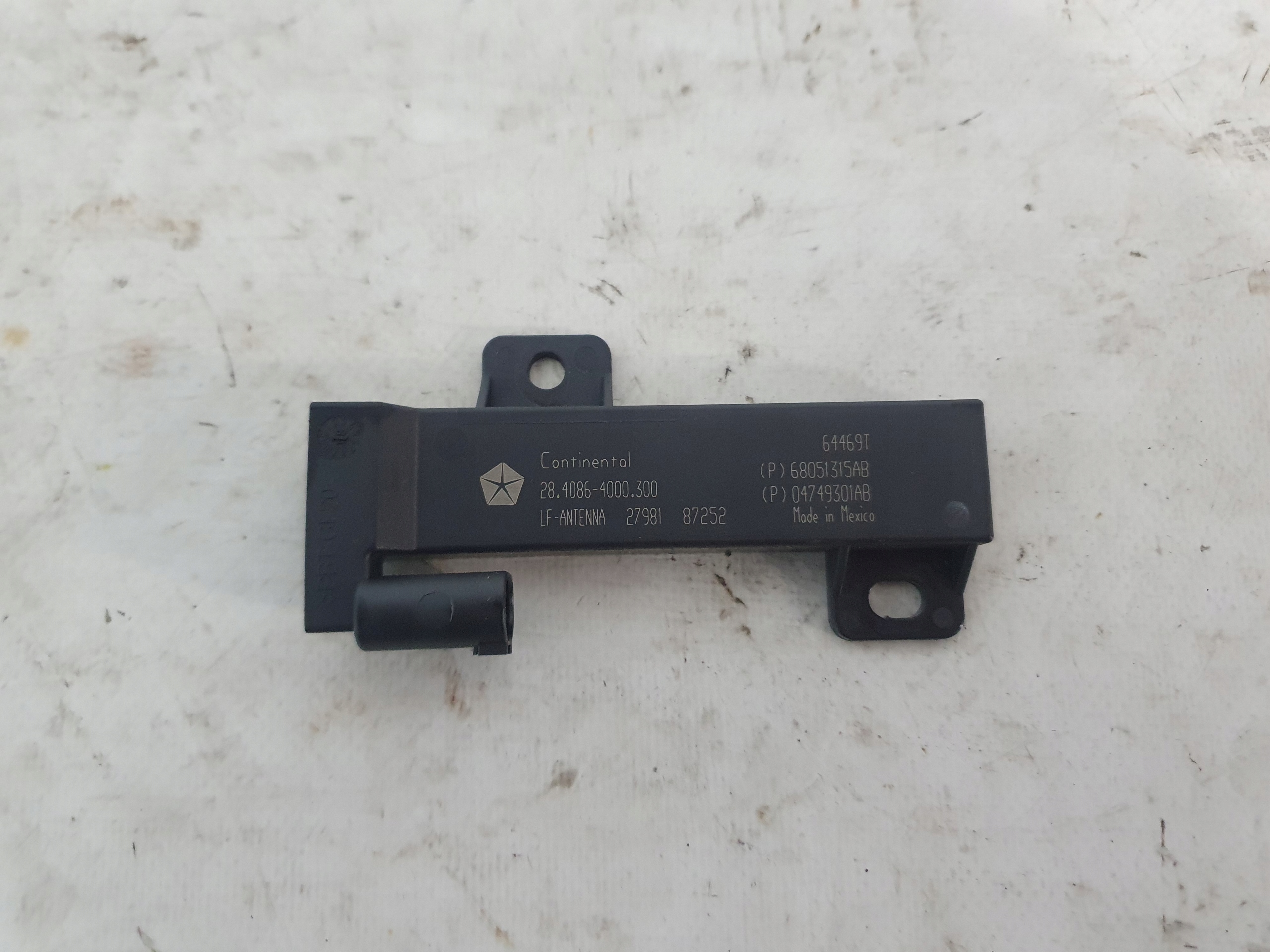 DODGE CHARGER 2019 - CHALLENGER amplifier ANTENY 68051315AB