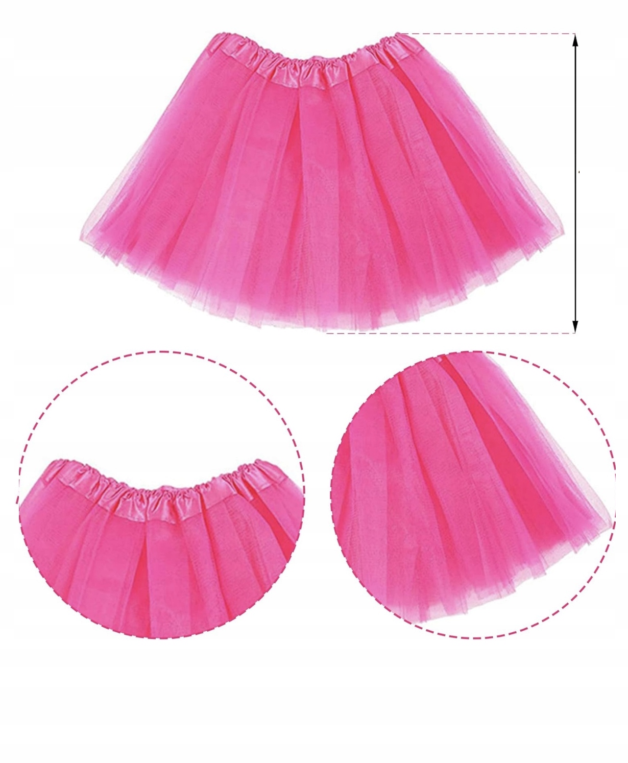 STRÓJ ZESTAW lata 80 NEON KOLCZYKI NASZYJNIK SPÓDNICA RĘKAWICZKI DISCO 8w1 Model NEON