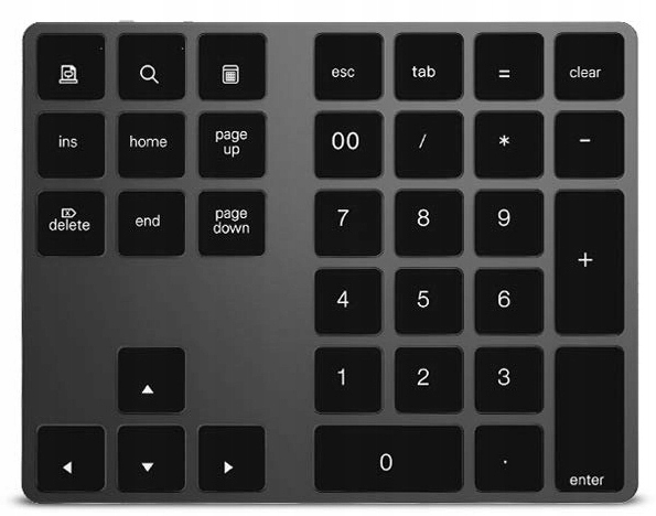 БЕСПРОВОДНАЯ ЦИФРОВАЯ КЛАВИАТУРА BLUETOOTH MAC