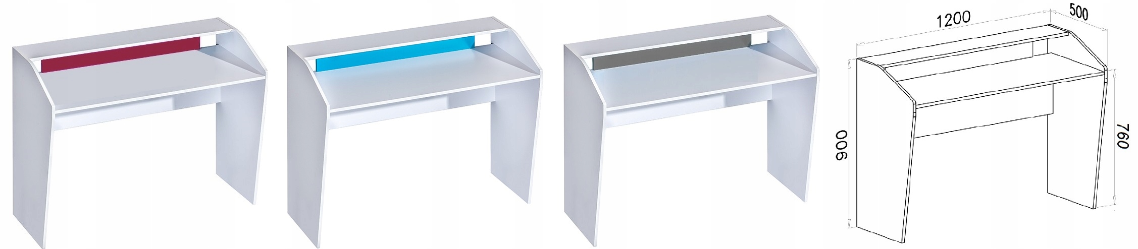 meblościanka zestaw biurko szafa komoda Trafiko 6 Kolor mebla inny kolor