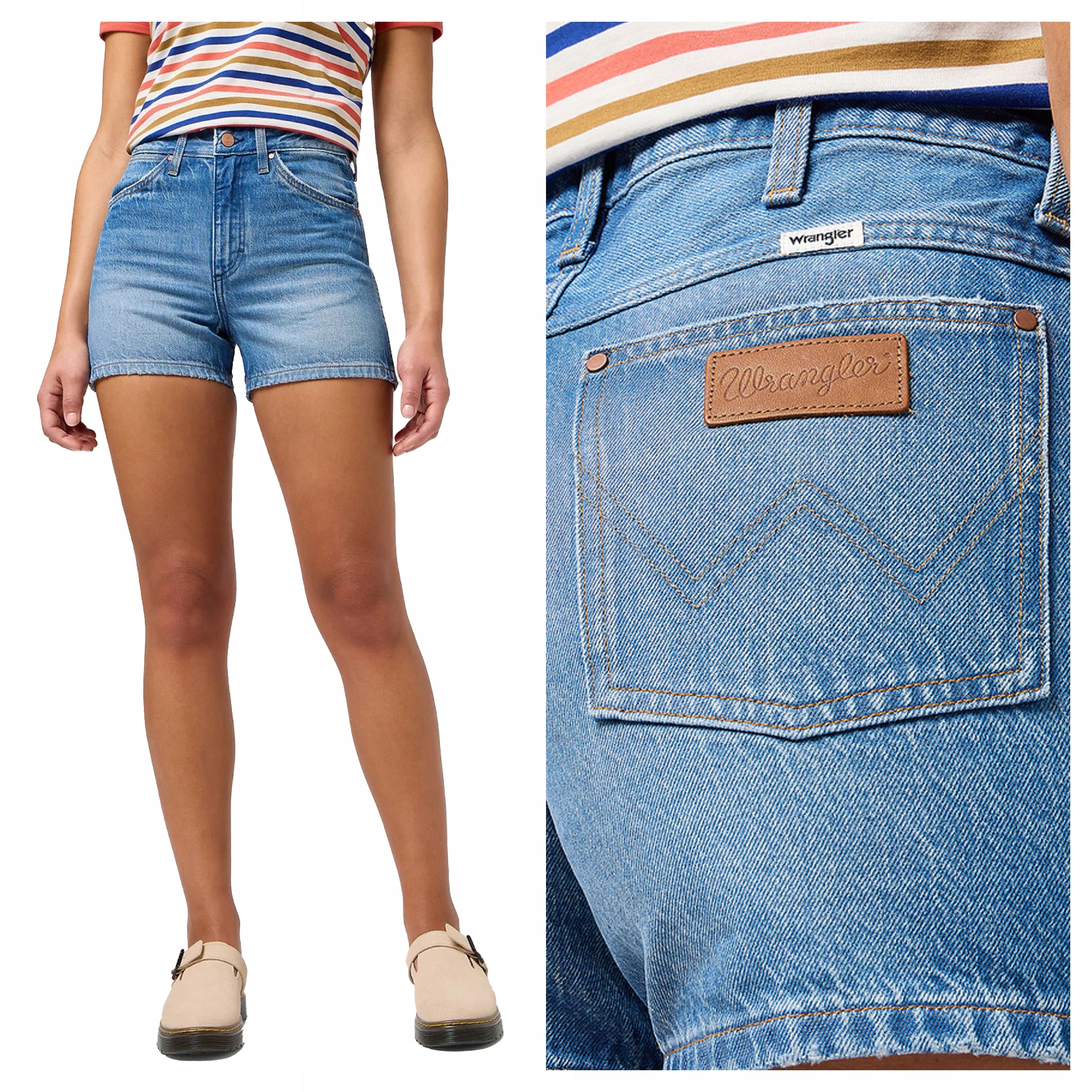 Wrangler Cowboy Short 3 Inch W30 Dámské džínové šortky