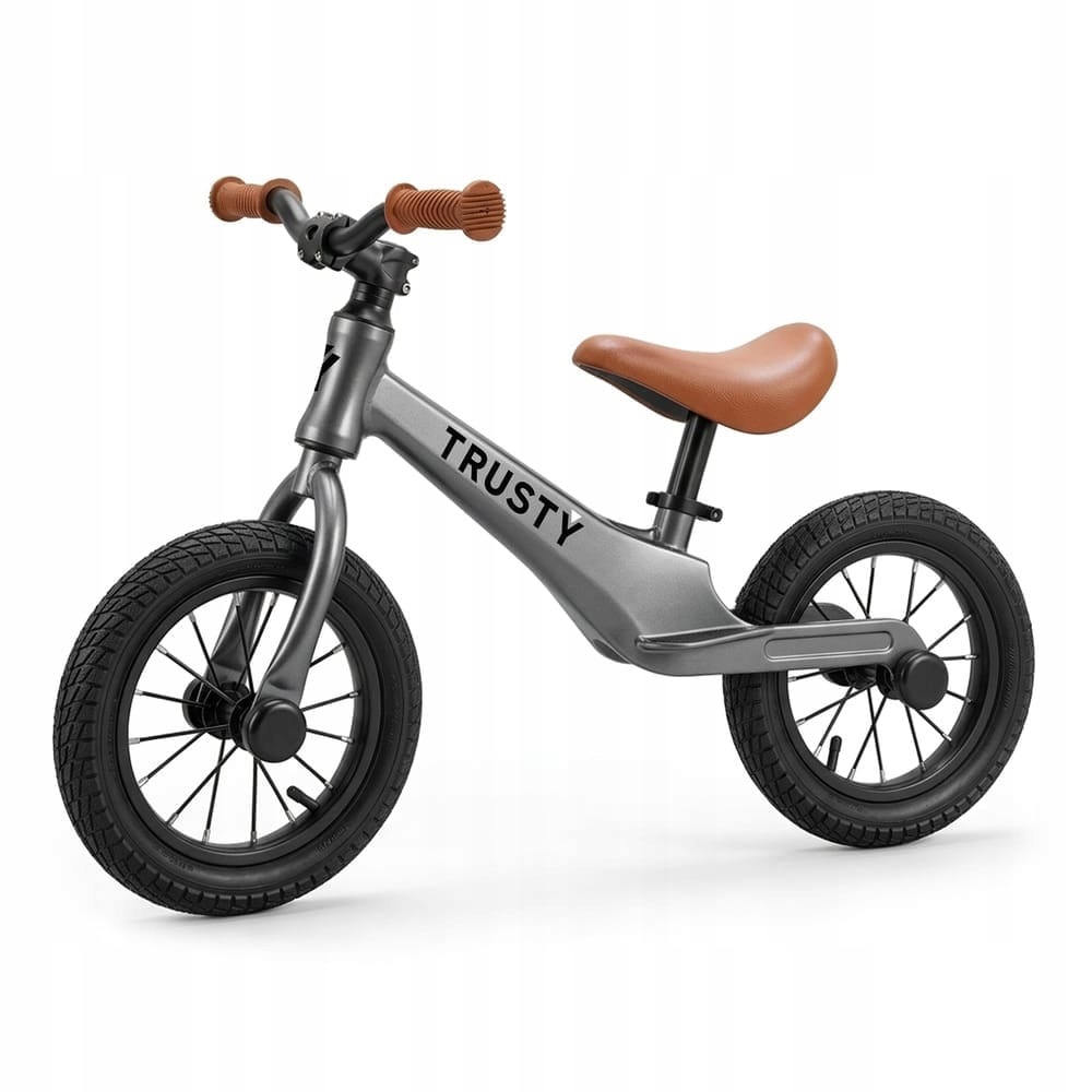 Rowerek biegowy Trusty Star dla dzieci szary