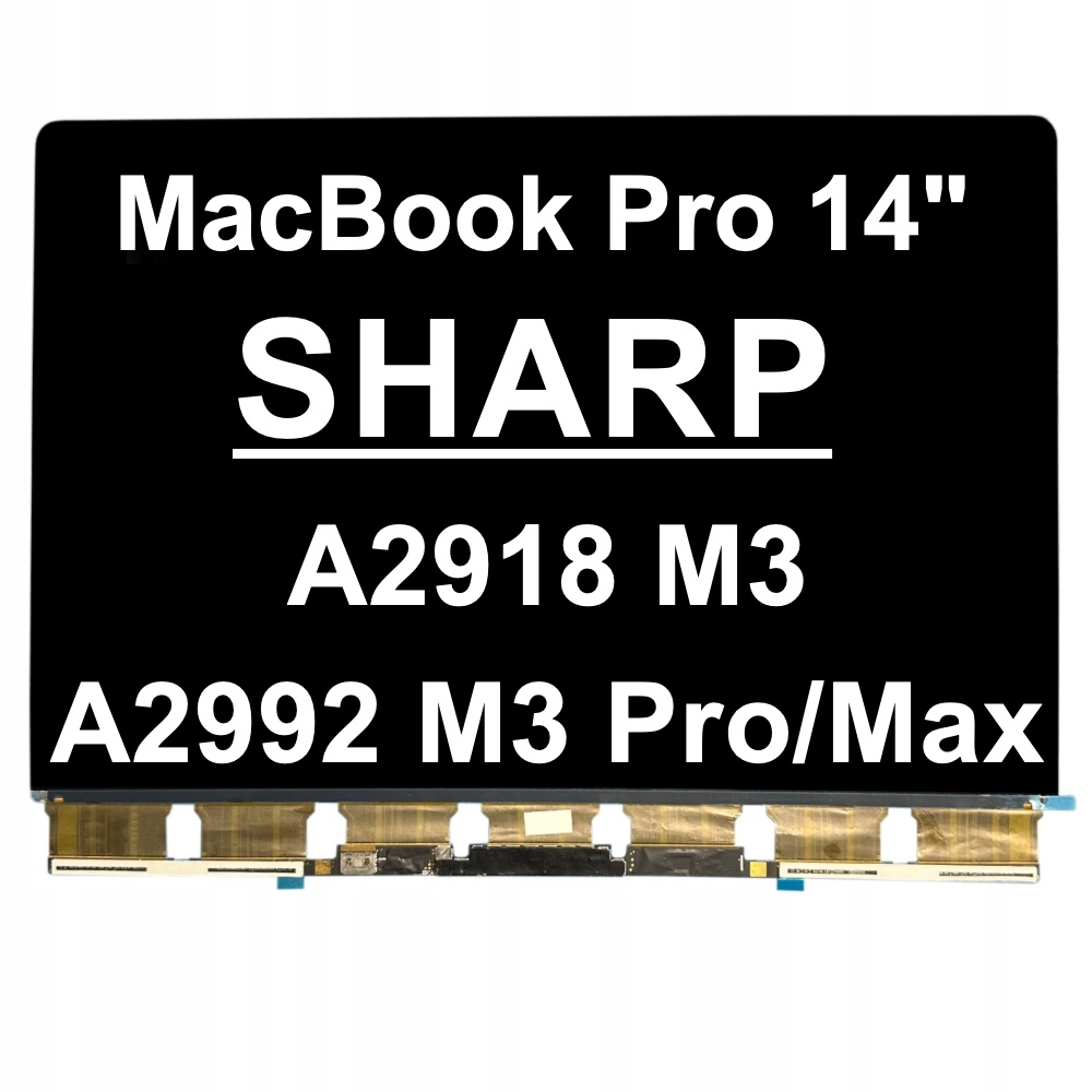 Ekran LCD Matryca Do Apple MacBook Pro 14 A2442 A2779 A2918 3401 3185 Sharp