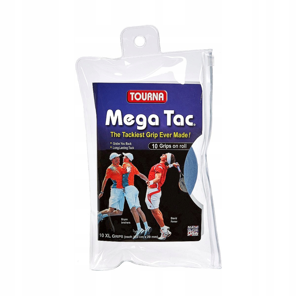 Owijki wierzchnie Tourna Tac 0,45mm Niebieskie 10 szt