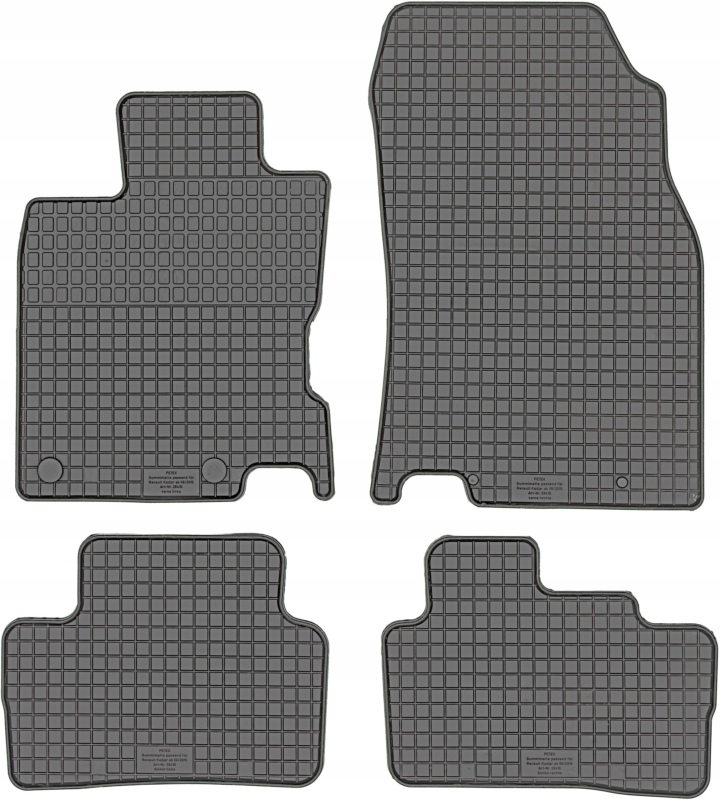 Килимки Petex резинові 28410 4 el.