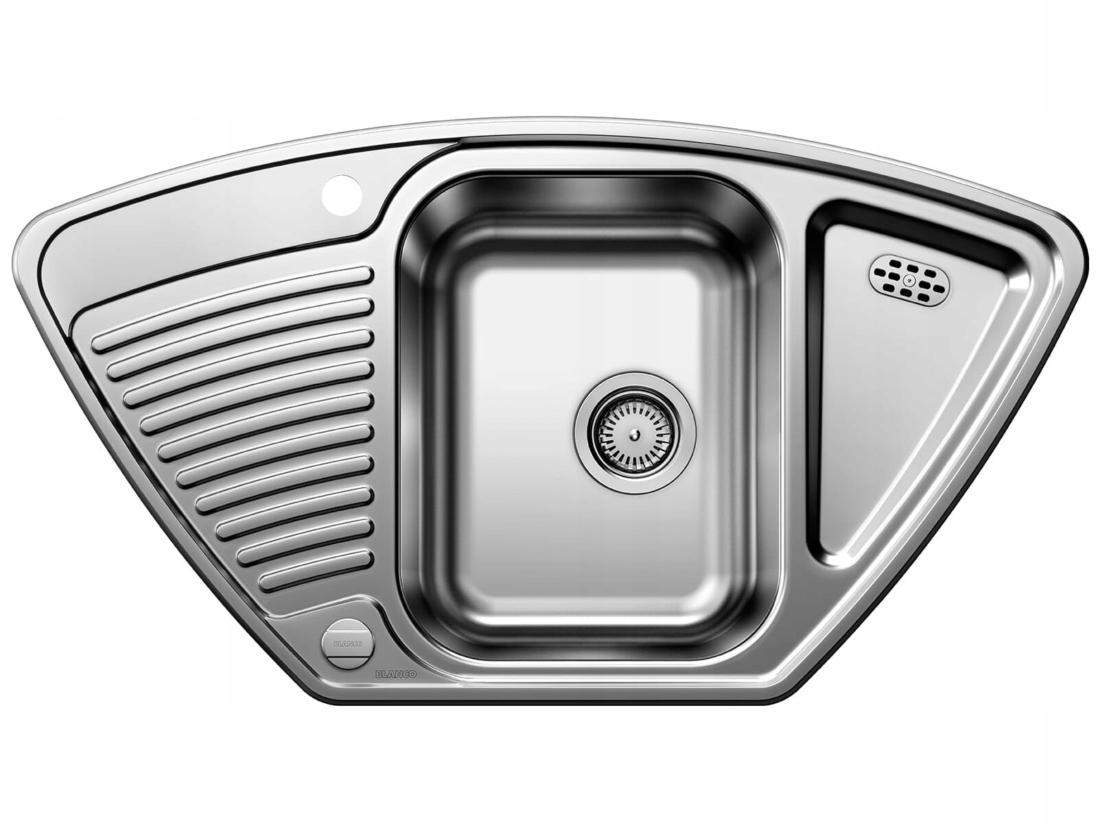 Drez Blanco Tipo 9 E oceľový dvojkomorový 860 x 435 mm