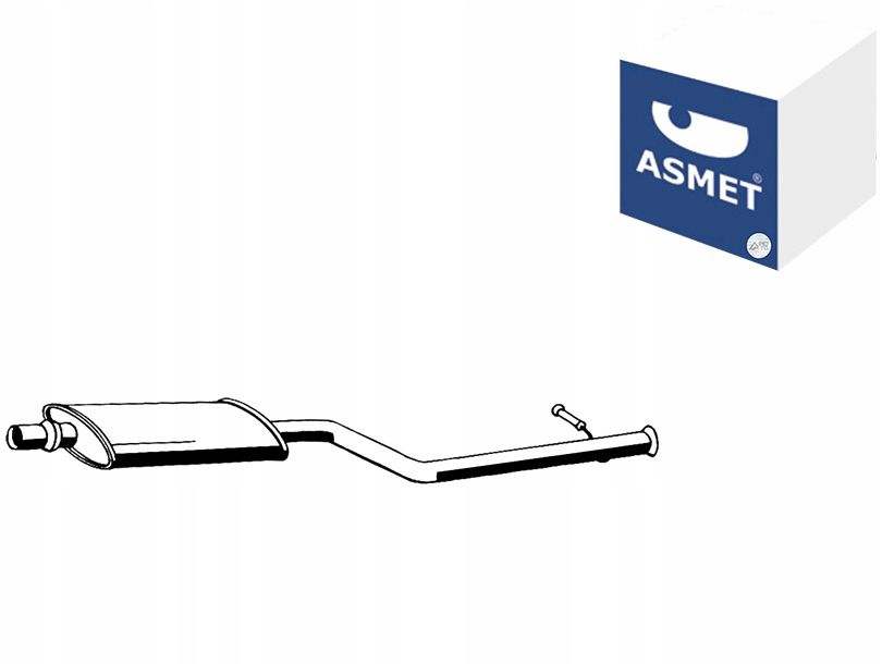 Tłumik przedni Producent części Asmet