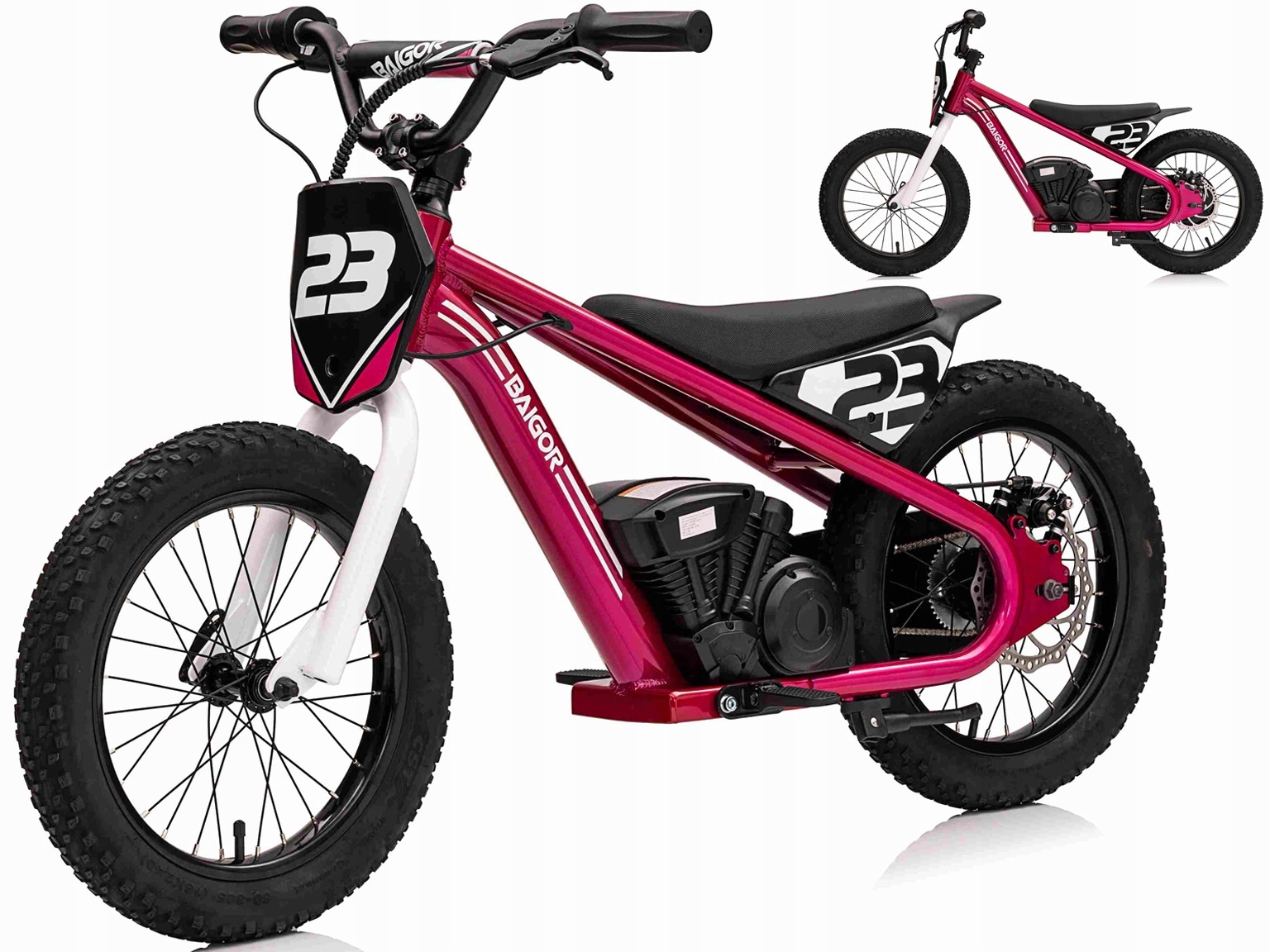 motorek elektryczny Baigor mocny motor na akumulator dla dziewczynki