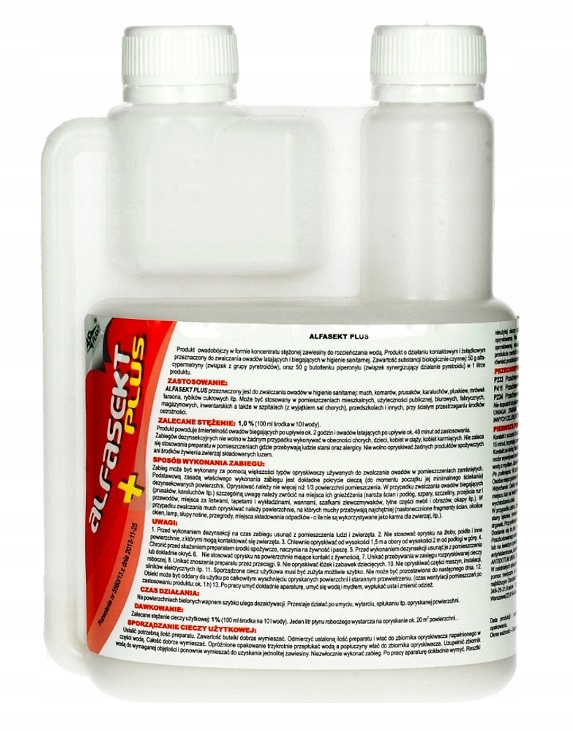 Płyn przeciwko karaluchom, muchom, pluskwom Asplant 0,55 kg 500 ml